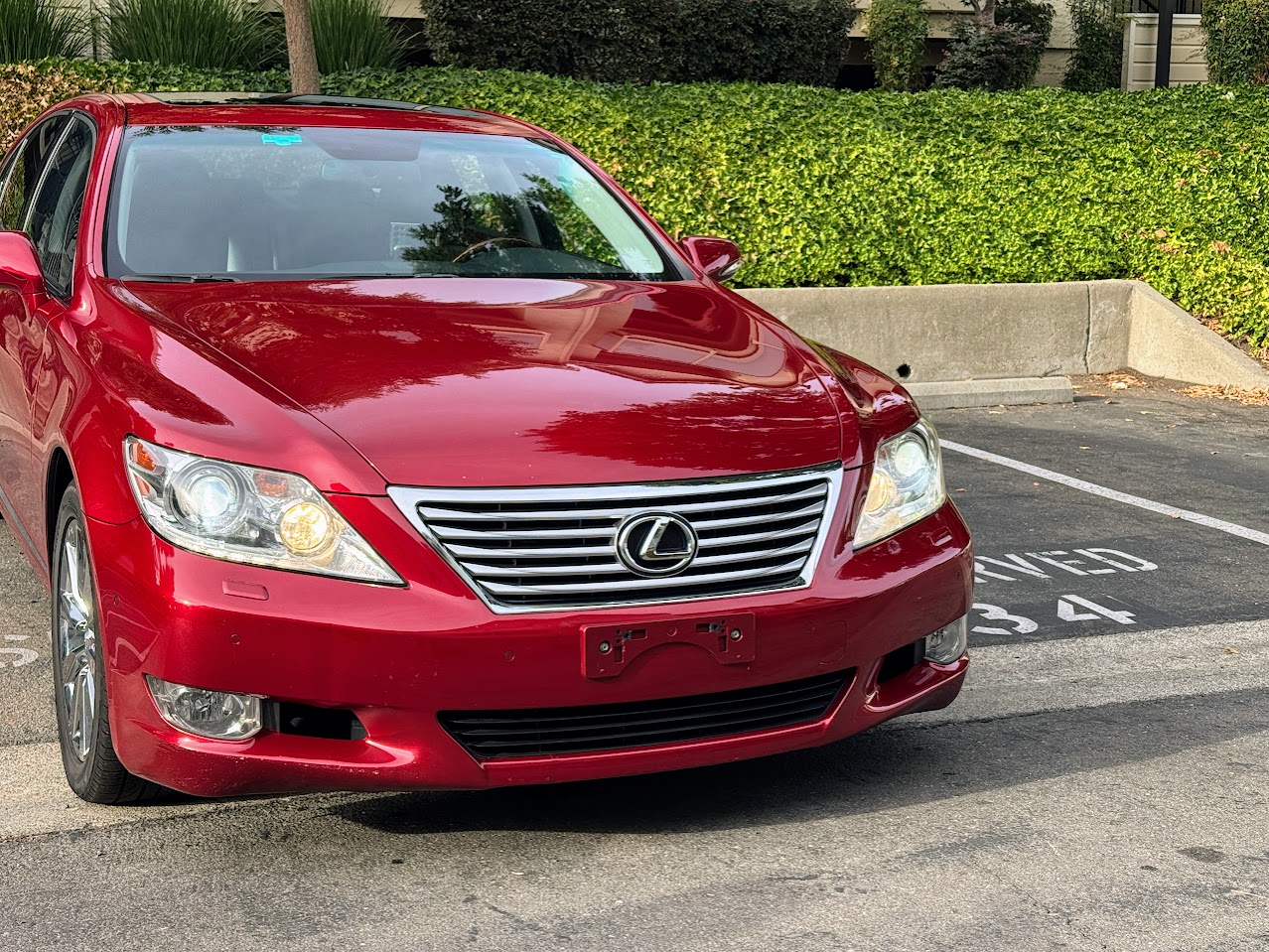 Paint correction close up - Lexus LS460